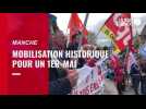 VIDEO. Manifestations du 1er mai : mobilisation historique dans la Manche
