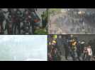 May Day: police attempt to disperse demonstrators after Paris protest