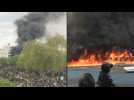 May Day: major fire breaks out at Paris protest