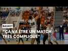 Après-match play-offs Champagne Basket - Orléans avec Grismay Paumier, pivot de l'Union marnaise
