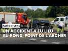 Accident rond point archer