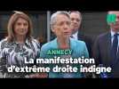 À Annecy, la manifestation d'extrême droite indigne Élisabeth Borne