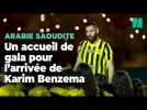 Karim Benzema acclamé lors d'un show monumental pour son arrivée en Arabie saoudite