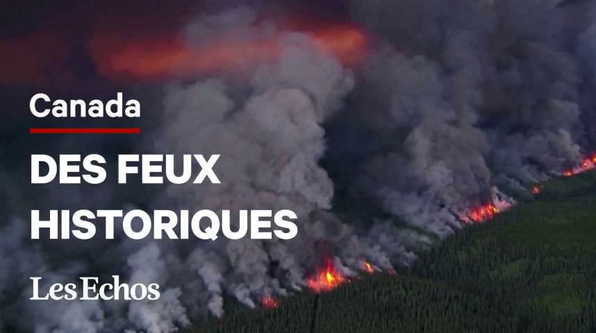 Illustration pour la vidéo Le Canada face à des feux historiques, des pompiers français sont arrivés