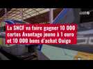VIDÉO. La SNCF va faire gagner 10 000 cartes Avantage jeune à 1 euro et 10 000 bons d'acha