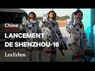 La Chine envoie 3 astronautes, dont un civil, en direction de sa station spatiale