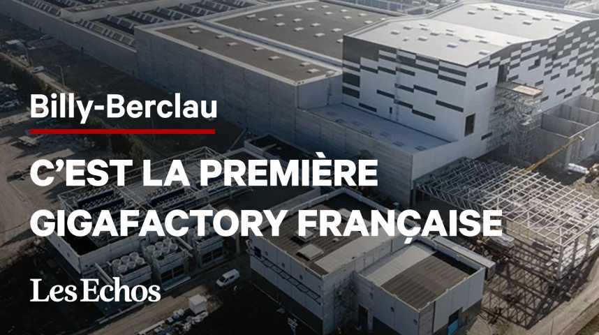 Illustration pour la vidéo La France inaugure sa première gigafactory de batteries électriques 