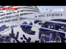 VIDEO. Euribia, le nouveau paquebot des Chantiers de Saint-Nazaire inauguré