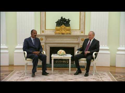 Russian President Putin hosts Eritrean counterpart Isaias Afwerki in Moscow