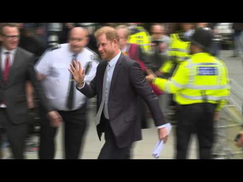 Prince Harry arrives at London court in second tabloid trial appearance