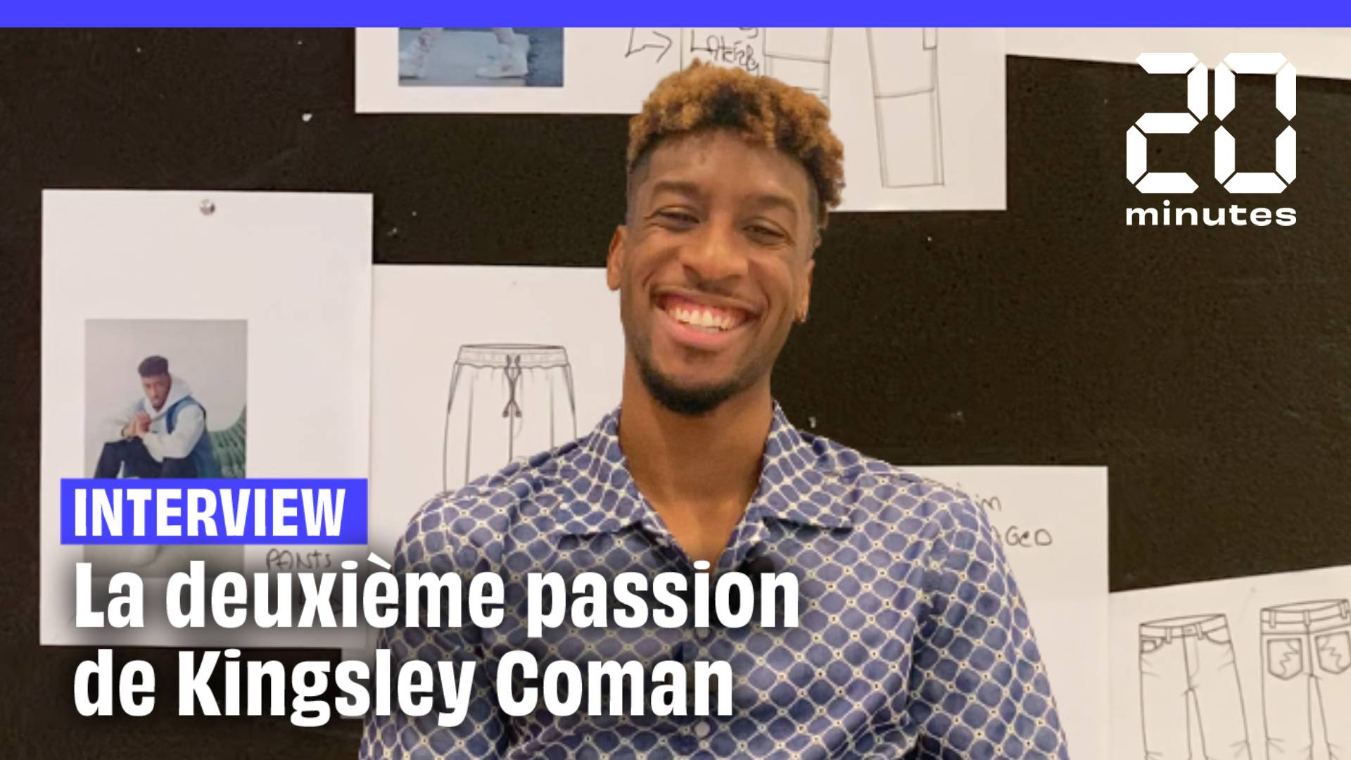 « J'aimerais être dans la mode à la fin de ma carrière », on a rencontré Kingsley Coman