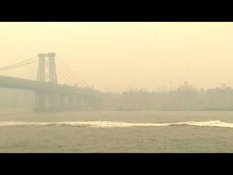Smog from Canada wildfires blankets New York
