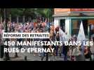 Réforme des retraites : 450 manifestants dans les rues d'Epernay