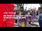VIDÉO. Les 40 ans du festival Art Rock célébrés avec une grande parade florale