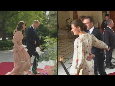 Britain, Sweden royals arrive for Jordan Crown Prince Hussein's wedding