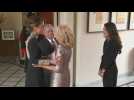 US First Lady Jill Biden arrives for Jordan crown prince wedding