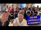 Julien Lapraille et les abonnés Sudinfo