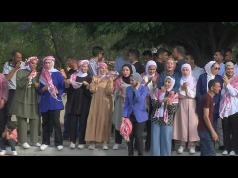 Jordanians celebrate Crown Prince Hussein's wedding