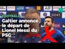 Christophe Galtier annonce le départ de Messi du PSG