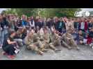 VIDEO. 79e anniversaire du Débarquement. A Carentan, un échange entre des élèves et des militaires US
