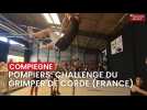 Les pompiers de Compiègne accueille le challenge national du grimper de corde