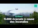 Les incendies au Québec provoquent l'évacuation de 11.000 personnes