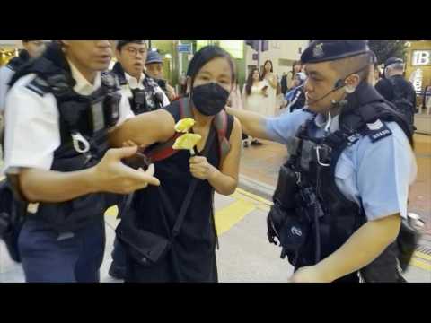 More than a dozen detained in Hong Kong on Tiananmen anniversary