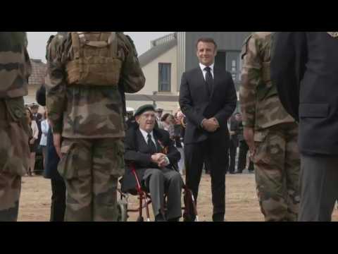 Macron in Normandy for D-Day 1944 commemorations