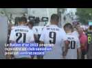 Des supporters du Real Madrid réagissent au départ de Karim Benzema