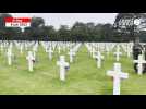 VIDEO. 79e D-Day. Recueillement sur les tombes avant la cérémonie au cimetière américain de Colleville-sur-Mer
