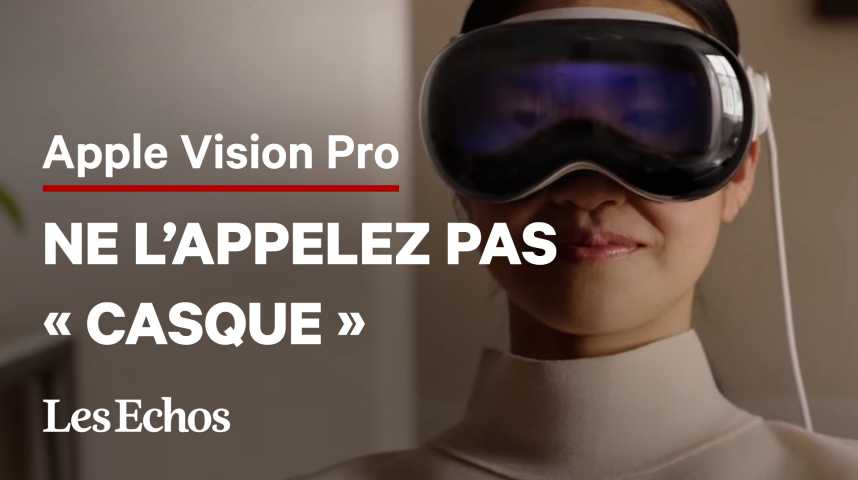 Illustration pour la vidéo 3 choses à savoir sur le « Vision Pro » d’Apple, l’ordinateur qui s’était déguisé en casque virtuel