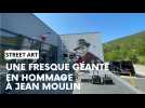 Revin: une fresque géante en hommage à Jean Moulin