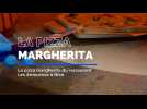 La pizza Margherita du restaurant Les Amoureux à Nice
