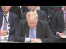 Boris Johnson sur le gril devant une commission sur le partygate