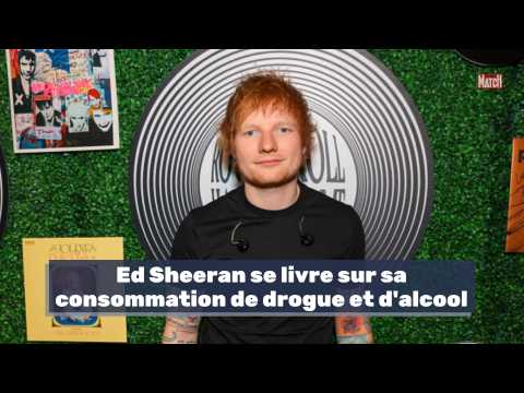 VIDEO : Ed Sheeran se livre sur sa consommation de drogue et d'alcool