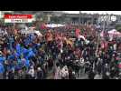 VIDÉO. Réforme des retraites : la masse des manifestants va sélancer à Saint-Nazaire
