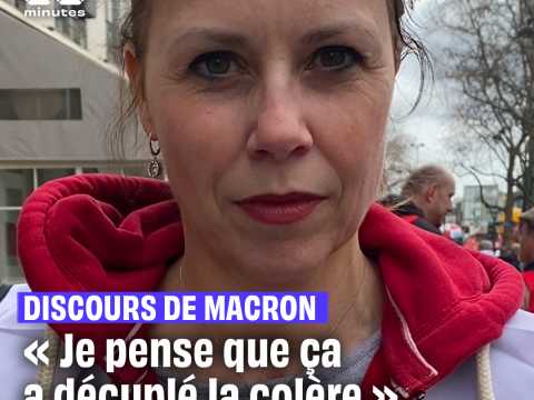 On a demandé aux manifestants ce qu'ils pensaient du discours de Macron
