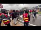 Valenciennes : blocage de l'échangeur de Prouvy par des manifestants