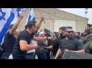 Israeli security forces scuffle with protesters during anti-govt rally