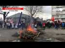 VIDÉO. Réforme des retraites : grève du 23 mars, à Saint-Brieuc, les manifestants ont brûlé le 49.3