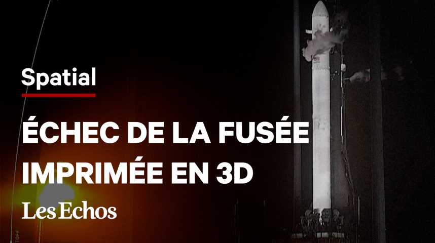 Illustration pour la vidéo Échec pour Terran 1, la première fusée imprimée en 3D