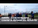 La manifestation contre la réforme des retraites se tient actuellement à Hirson