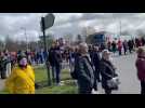 Les manifestants à Calais ont bloqué l'autoroute