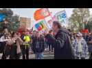 Manifestation contre la réforme des retraites à Compiègne