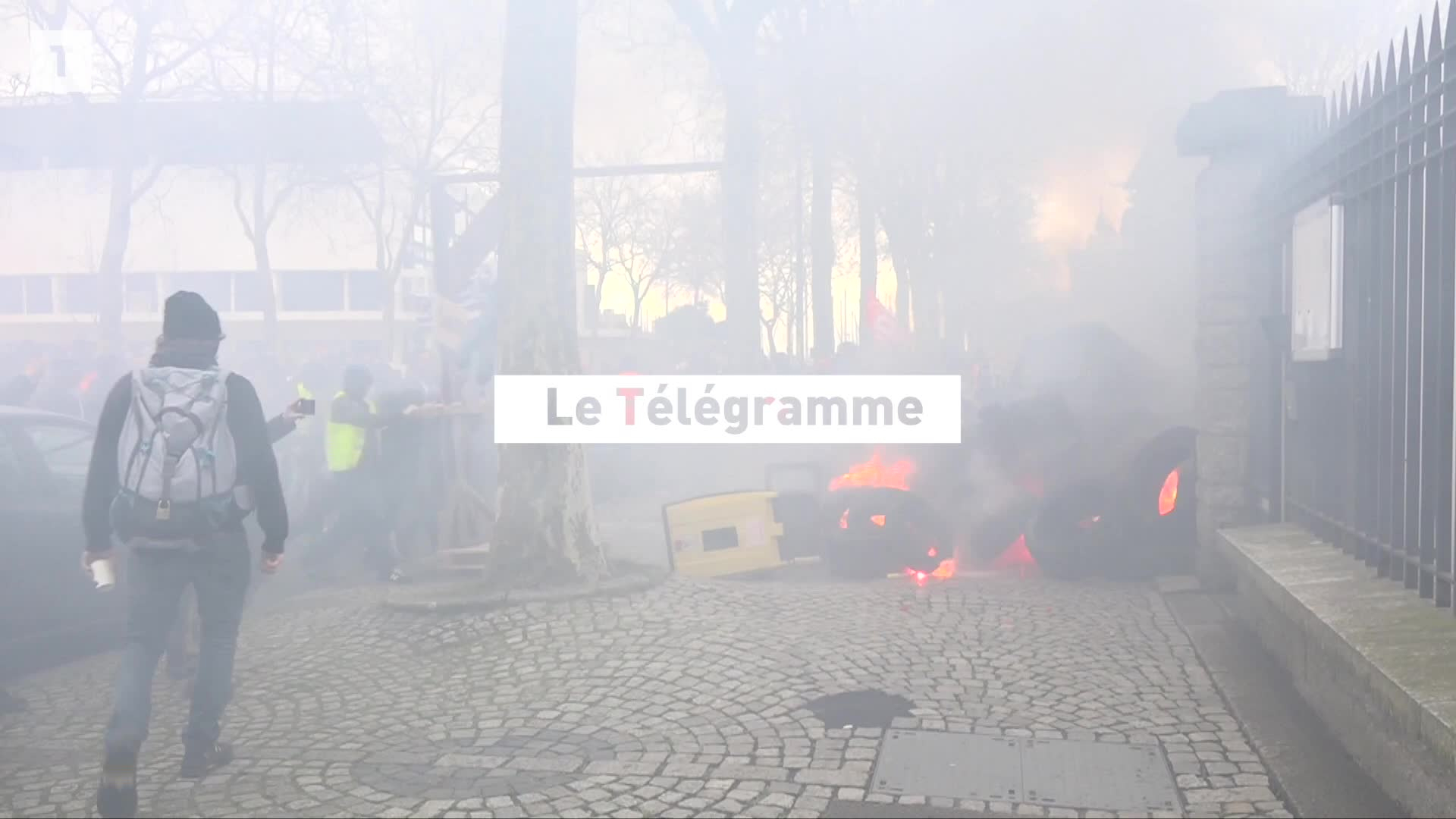Retraites : 130 000 bretons dans les rues et des violences (Le Télégramme)