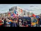 Manifestation à Compiègne: la situation se tend un peu