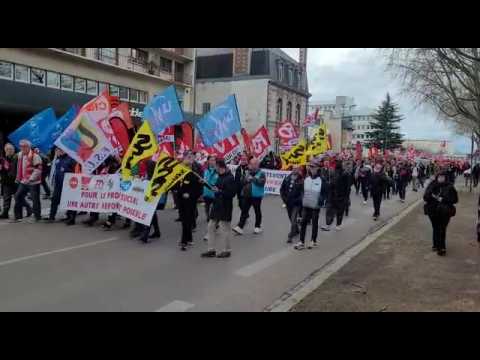 Réforme des retraites : environ 4000 manifestants à Troyes