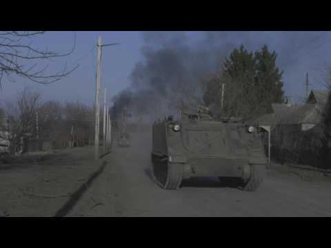 Smoke rises from Bakhmut direction in Ukraine's east