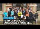 Des marcheurs mobilisés pour soutenir Mars bleu