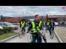 Réforme des retraites : un blocage à vélo à Albi
